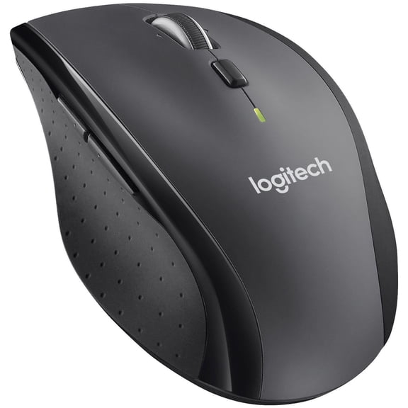 Logitech M705 Mouse - Laser - Wireless - Black, Silver - USB - Scroll Wheel - Right-Handed Only - R