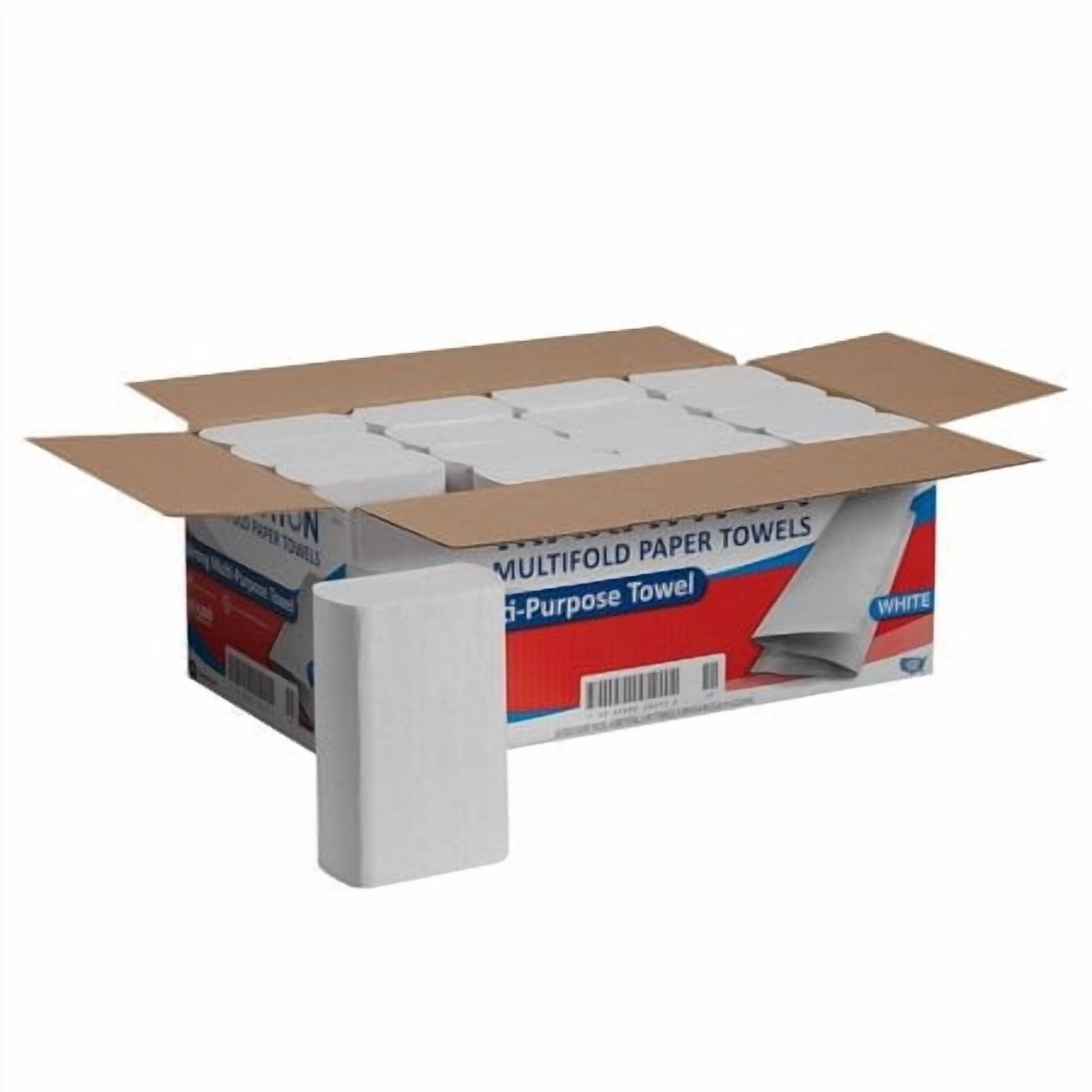 Marathon Multifold Paper Towels, 1-Ply, 9 1/5" x 9 2/5", White (4000 ct.)