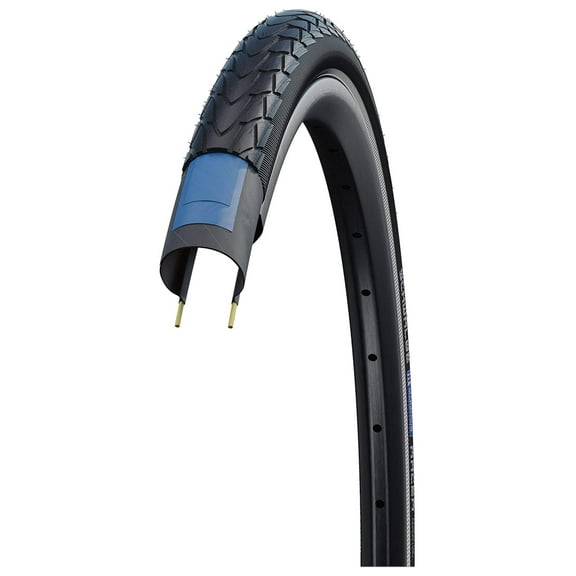 Marathon Racer Performance Tyre - 700x38C - Black - Wired - City & Touring - Puncture Resistant Road Bike Tire