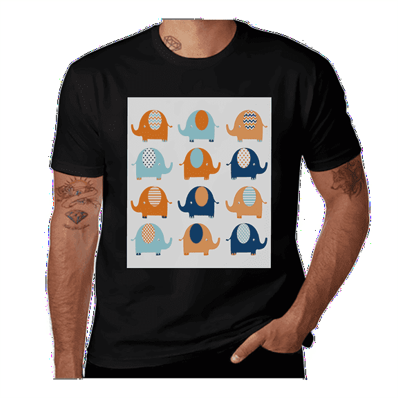 Marathon Runner Ombre-Olympics-Orange-Purple-Blue- Casual Streetwea Everyday Tshirt Comfortable Wear tee shirt