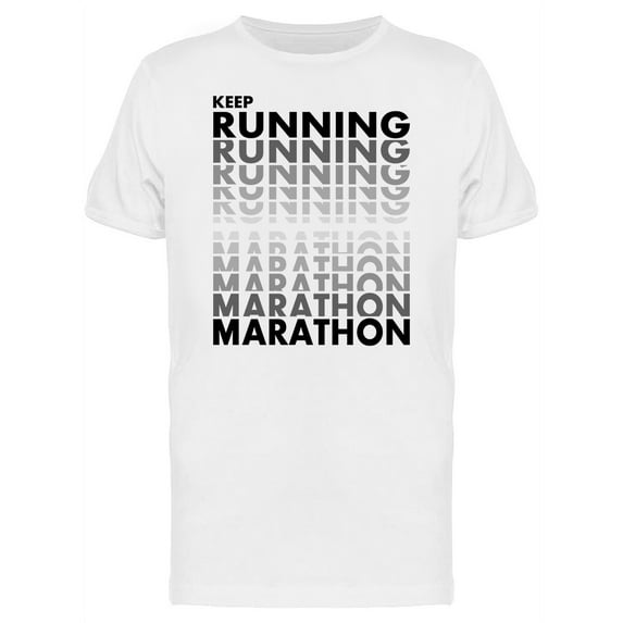 Marathon Running T-Shirt Men -Image by Shutterstock, Male 4X-Large