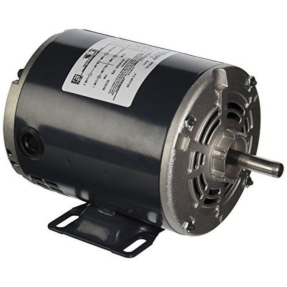 Marathon S006 48 Frame Open Drip Proof 48S17D2090 General Purpose Motor, 1/3 hp, 1800 rpm, 115 VAC, 1 Split Phase, 1 Speed, Ball Bearing, Rigid Base