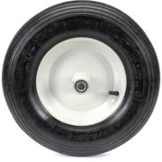 Marathon 20001 8" Pneumatic Wheelbarrow Tire W/Ribbed Tread 6" Centered Hub
