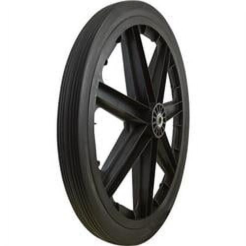 Marathon Tires Flat-Free Tire on Plastic Spoke Rim, 3/4in. Bore, 26 x 2.125in.