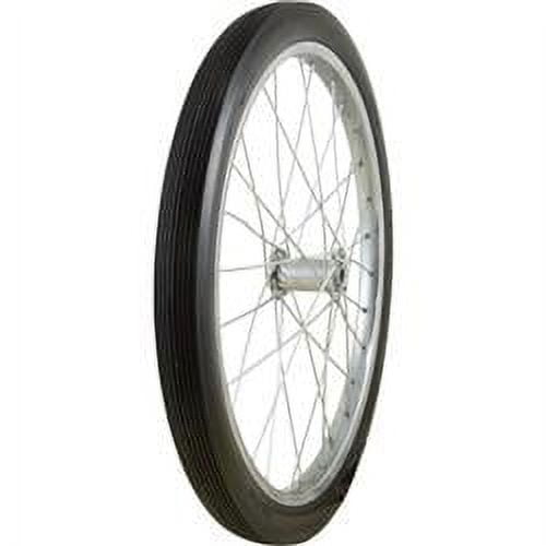 Marathon Tires Flat-Free Tire on Steel Spoke Rim, 3/4in. Bore, 26 x 2.125in.