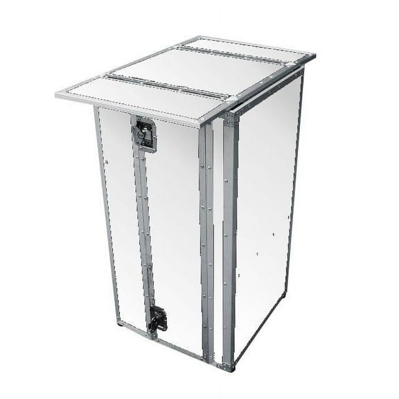 Marathon MA-STANDT36MINIW Universal Stand with Integrated Table Top & Shelf Combo - White