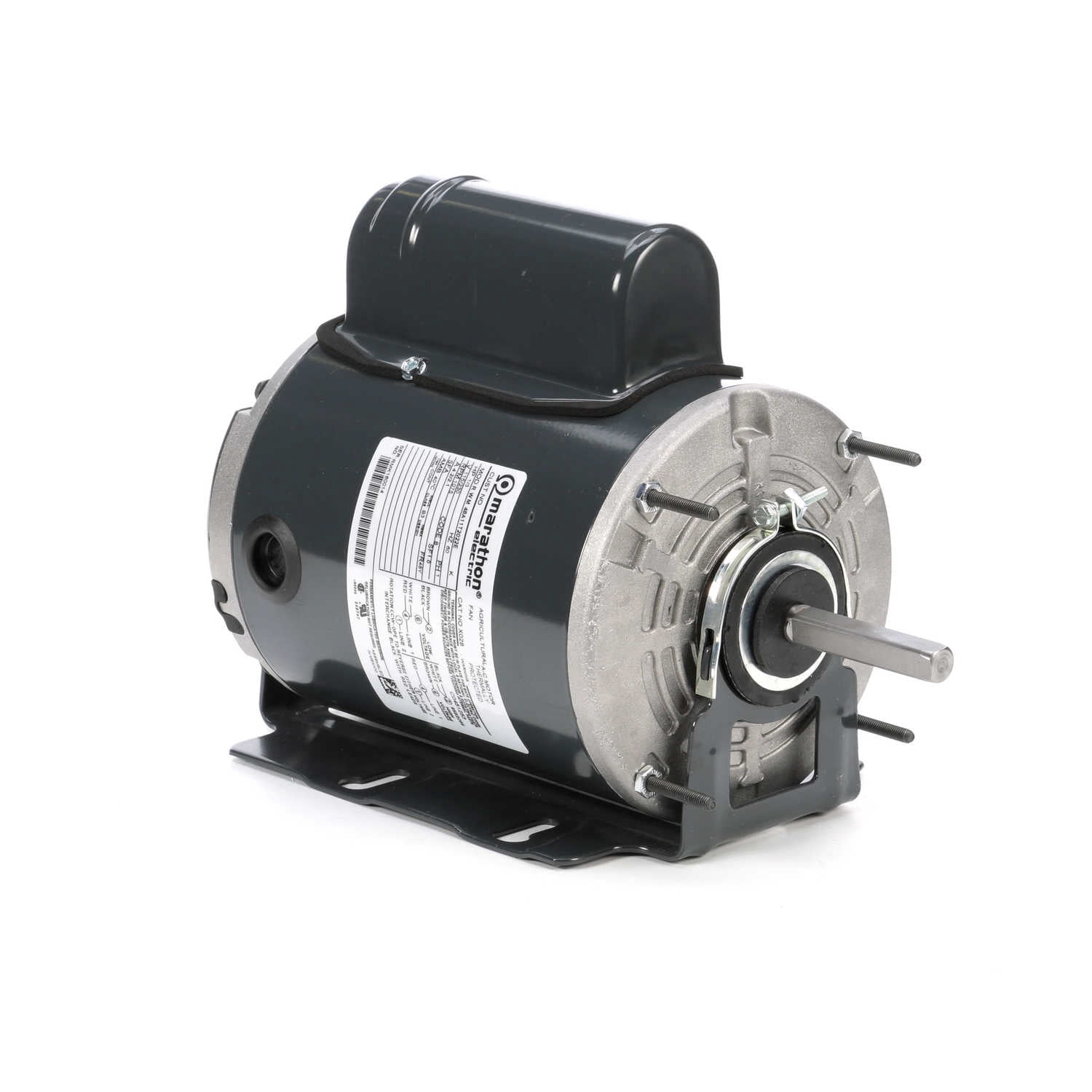 Marathon X028 Electric Motor 1/3 HP 1075 Rpm 1-PH 115/230 Volt 48y 048A11T2022