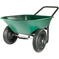 thumbnail image 1 of Marathon Yard Rover  2 Tire Wheelbarrow Garden Cart - Green/Black, 1 of 3