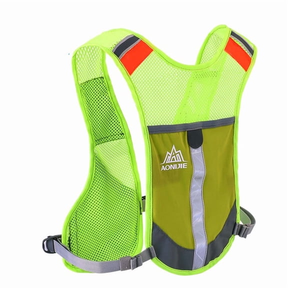 Marathon backpack men's super light water bottle vest,Emerald