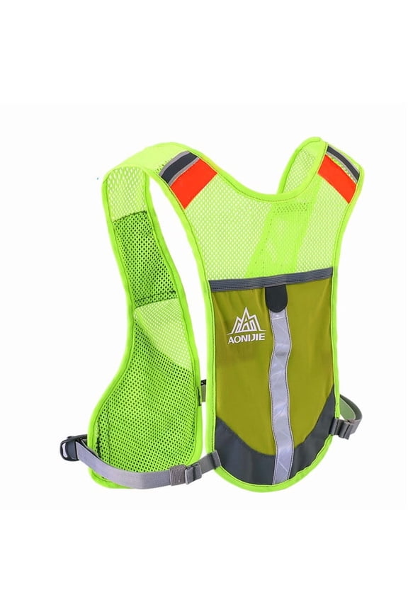 Marathon backpack men's super light water bottle vest,Emerald