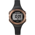 thumbnail image 1 of Marathon by Timex Women's Digital 34mm Black/Rose Gold-Tone Watch, Resin Strap, 1 of 2