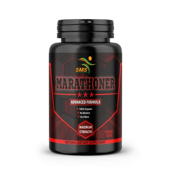 Marathoner By SMS Men's Dietary Supplement 60 Veggie Capsules