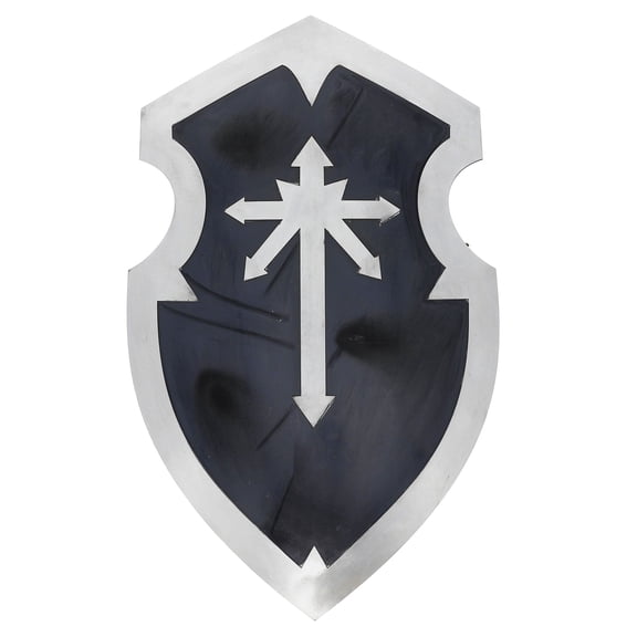 Armory Replicas Marauder Medieval Decorative Wall Display, 28.5 x 18 Inch Painted Steel with Handle Belt & Buckle