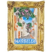 Marbella Spain 3D Fridge Magnet Souvenir Gift,Resin Handmade Marbella Refrigerator Magnet Home Decoration Collection