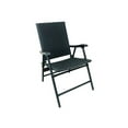 thumbnail image 1 of Marbella Woven Folding Chair, Brown, 1 of 1