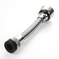 Marbhall Flexible Faucet Sprayer Attachment 360 ° Kitchen Sink Aerator Extender for Cold Hot Water Silver