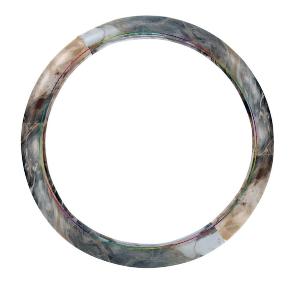 Marble 14.5 Inch Printing PVC Leather Steering Wheel Cover Car Wheel Covers Auto Accessories