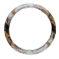 thumbnail image 1 of Marble 14.5 Inch Printing PVC Leather Steering Wheel Covers Car Wheel Covers Auto Accessories, 1 of 6