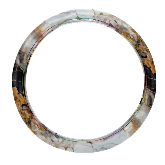 Marble 14.5 Inch Printing PVC Leather Steering Wheel Covers Car Wheel Covers Auto Accessories