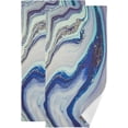 thumbnail image 1 of Marble Agate Ripples Hand Towels 2 PCS, Kitchen Towel Ultra Soft and Highly Absorbent,Decorative Fingertip Face Towel for Bathroom Hotel, 28.3"x14.4", 1 of 5