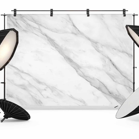 Marble Backdrop for Photoshoot,Photography Photo Studio Background Wall Backdrop,Modern Grey White Rock Monochrome Simple Back Drop Banner Panel for Portraits Wedding Party Live Streaming Decor 7x5Ft
