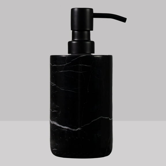 Marble Bath Accessories Marble Soap Pump,Black Marble Soap Pump, Black Marble Bath Accessories