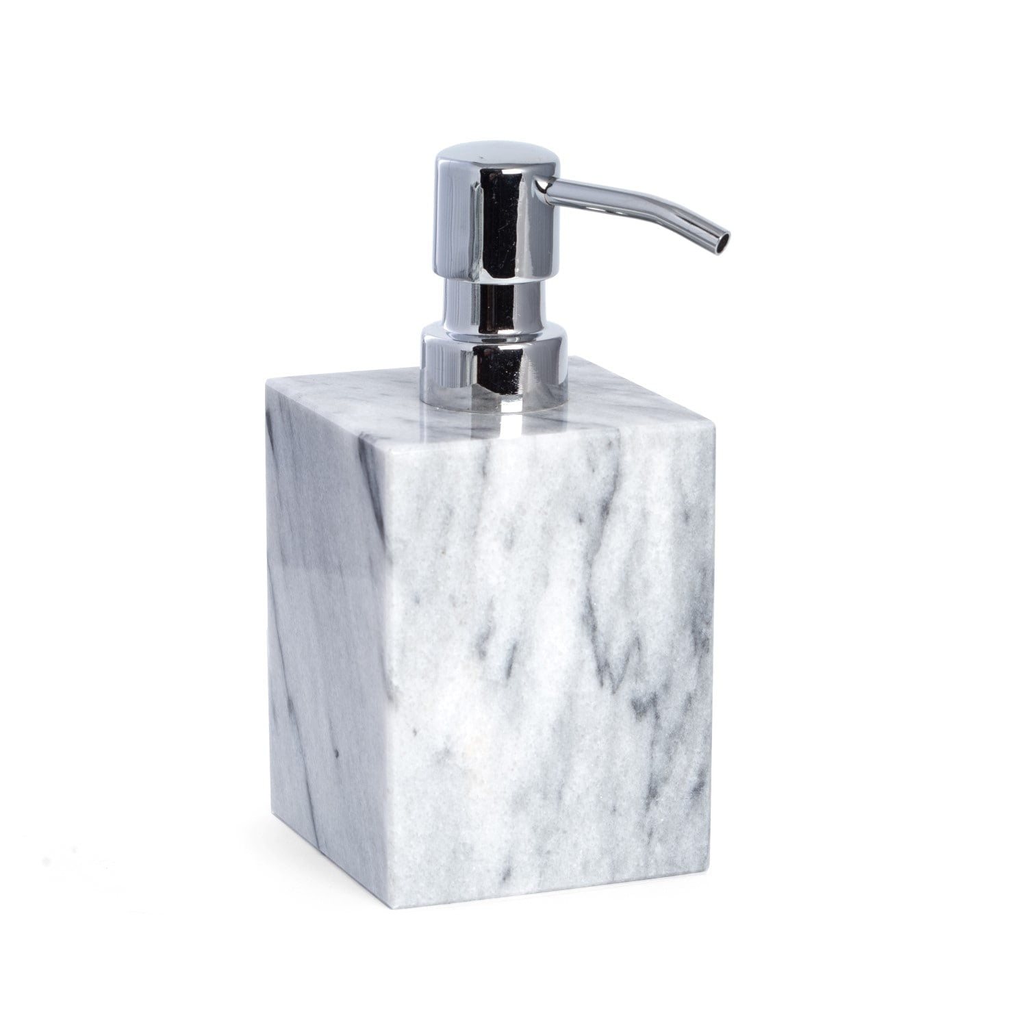 Marble Bath Soap Dispenser in Cloud Grey - Walmart.com