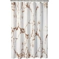 thumbnail image 1 of Marble Bathroom Shower Curtain,Taupe and White Fabric Shower Curtain with Hooks,Unique 3D Printing,Decorative Bathroom Accessories,Water Proof,Reinforced Metal Grommets,Long 72x84 Inches, 1 of 6
