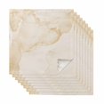thumbnail image 1 of Marble Beige Cloth Napkins, Modern Abstract Ink Painting Luxury Washable and Reusable Dinner Napkins Set of 8, Table Napkin for Kitchen Party Birthday Wedding Hotel Housewarming 20"x20", 1 of 8
