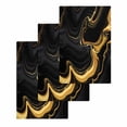 thumbnail image 1 of Marble Black Hand Towels Set, Waffle Weave Kitchen Towels 3 Pieces, Vintage Gold Art Abstract Farmhouse Microfiber Hair Face Bath Tea Towel Absorbent Quick Drying Cleaning Dish Cloths, 15.7"x23.6", 1 of 7