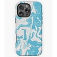 thumbnail image 1 of Marble Blue Abstract Texture Design N7281 Phone Case for iPhone 17 16 15 14 13 12 11 Pro Max, 1 of 2