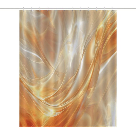 Marble Blue Greene Purple And Gold Stripes Shower Curtain Fabric Bathroom Decor with Hooks