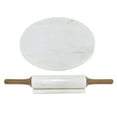 thumbnail image 1 of Benzara Marble Board with Rolling Pin, 1 of 2