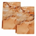 thumbnail image 1 of Marble Burnt Orange Kitchen Towels Set of 2, Modern Abstract Ink Painting Luxury Soft Microfiber Dish Towels, Absorbent Quick-Dry Washable Dishcloths for Kitchen Cleaning, Drying Dishes, 18x28 Inches, 1 of 9