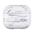 thumbnail image 1 of Marble Case for Apple Airpods Pro 2019, Stylish Luxury Case Dustproof Anti-Scratch Drop Protection Bumper Rugged Earbuds Case Cover for AirPods Pro 1st Gen, White Marble, 1 of 8