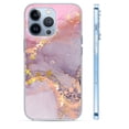 thumbnail image 1 of Marble Case for iPhone 11 Pro, Ultra Slim Thin Fit Full-Body Stylish Soft Silicone Shockproof Protective Case Rugged Back Golden Glitter Design Military Grade Drop Resistant Cover for Women Girls,E, 1 of 8