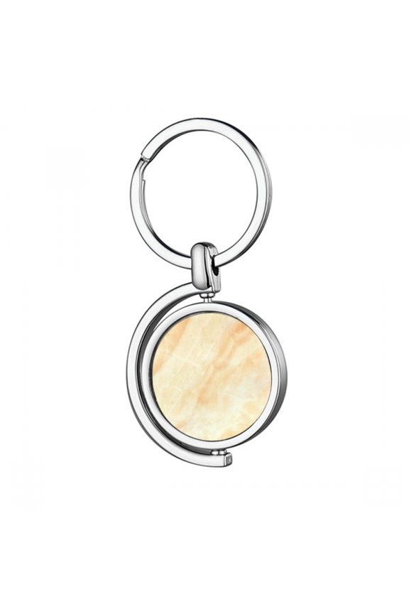 Marble CeracTile Twill Chilled Pattern Rotating Keychain Metal Keyring Holder