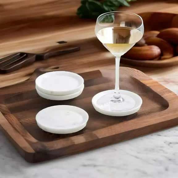 Marble Coaster Set of 4 ,Home Decor, Housewarming Gift