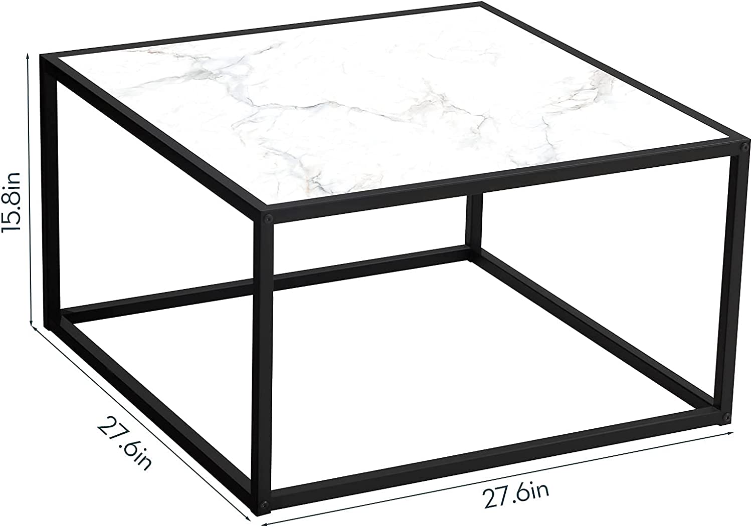 Marble Coffee Table Small Square Coffee Tables Simple Modern Center