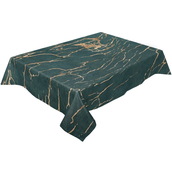 Marble Crack Pattern Black And White Wedding Table Cloth Waterproof Oilproof Dining Table Cover Kitchen Home Decor Tablecloth