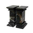 thumbnail image 1 of Marble Crafter BE40-BG Renaissance Bookends, Black & Gold Marble, 1 of 5