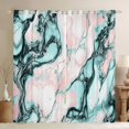 thumbnail image 1 of Marble Curtains Stone Pattern Fluid Curtains & Drapes Watercolor Marbling Texture 30%-50% Blackout Curtains Modern Abstract Art Window Treatments 38"Wx45"L 2 Panels,Pink Blue, 1 of 6