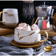 thumbnail image 1 of Marble Design Tea and Coffee Cup, Saucer and Spoon set, 1 of 5