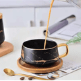 thumbnail image 1 of Marble Design Tea and Coffee Cup, Saucer and Spoon set, 1 of 5