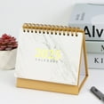 Marble Desk Calendar From July 2024 Dec 2025, Portable Marble Desk