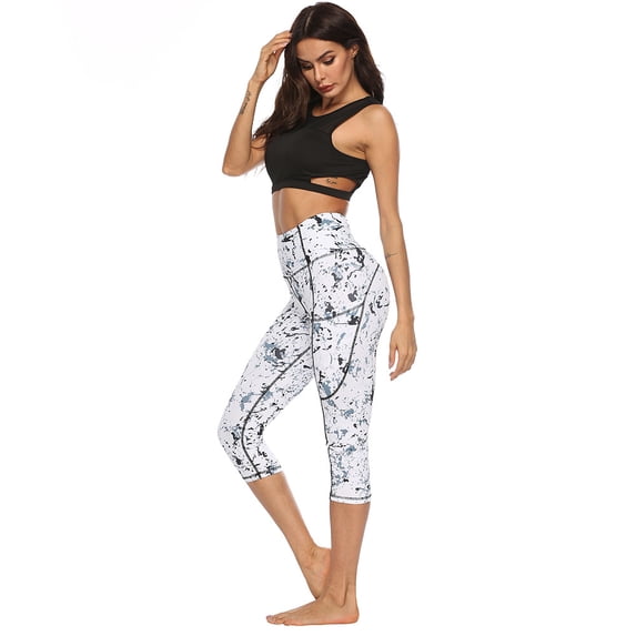 Marble Digital Print Yoga Pants 1773656644830877