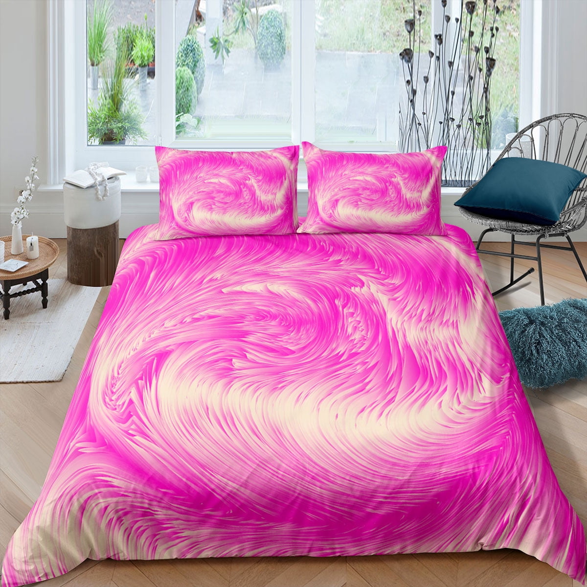 Marble Duvet Cover Set Twin Full Queen King Size, Luxurious Soft