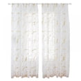 thumbnail image 1 of Marble Embroidered Sheer Curtains 2 Panels Set Bedroom Living Room Semi Sheer Curtains Golden Silver Marble Pattern Embroidery Drapes Rod Pocket Window Treatments,W39.4 x 78.7 inch, 1 of 6