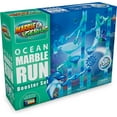 thumbnail image 1 of Marble Genius Marble Run Booster Set - 30 Pieces Total (10 Action Pieces Included), Construction Building Blocks Toys for Ages 3 and Above, with Instruction App Access, Add-On Set, Ocean, 1 of 3