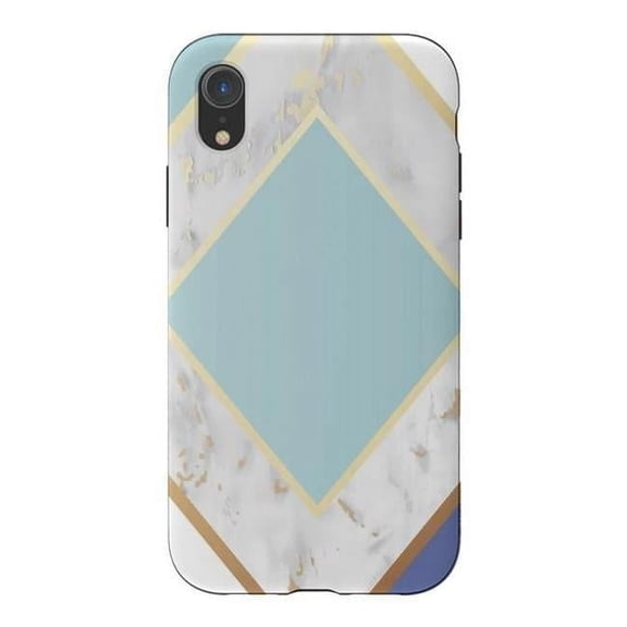 Marble Geometry 4 Tough Case for iPhone XR